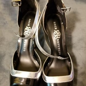 Rock Republic open toe heels